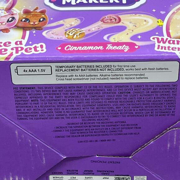 Moose Toys Cookeez Makery Cinnamon Treatz Oven Playset - Pink, Ages 5+. {123}. - Picture 16 of 16